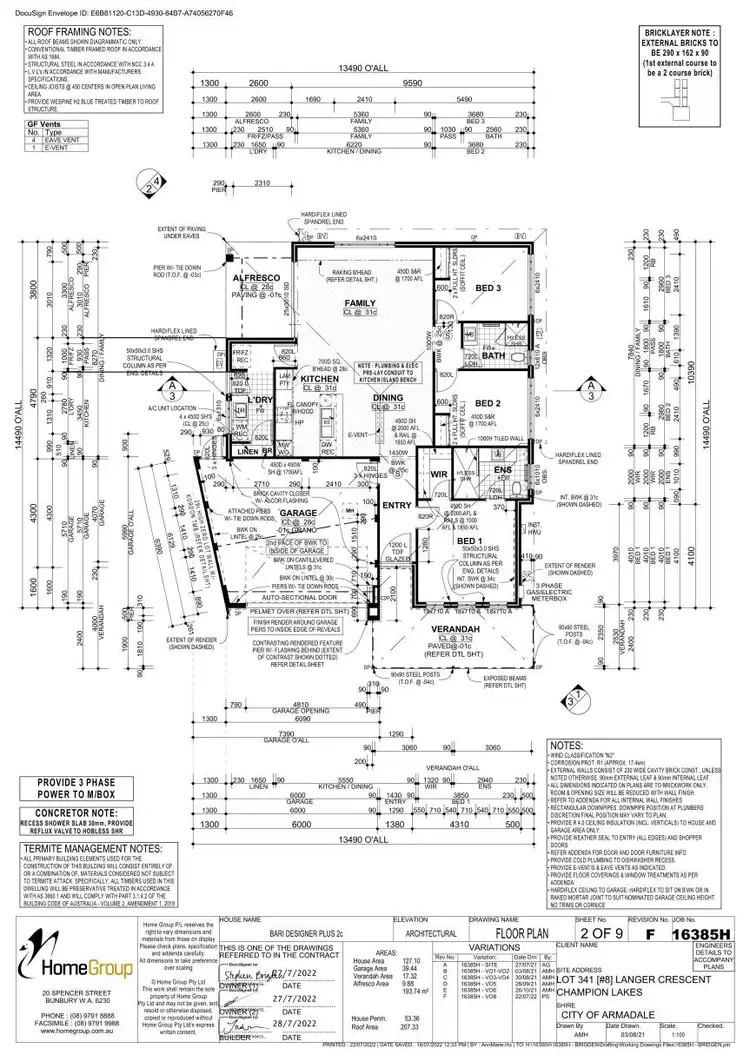 Floorplan of Homely house listing, 8 Langer Crescent, Champion Lakes WA 6111