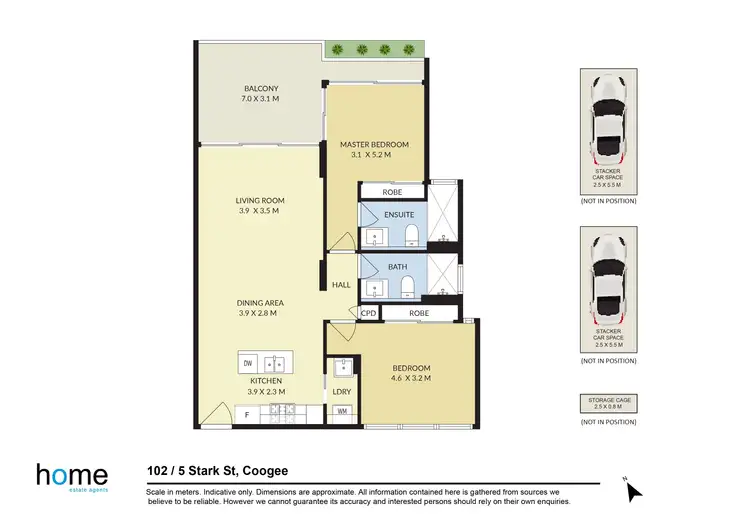 Floorplan of Homely apartment listing, 3/5 Stark Street, Coogee NSW 2034
