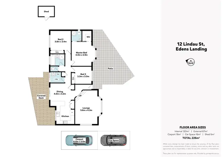 Floorplan of Homely house listing, 12 Lindau Street, Edens Landing QLD 4207