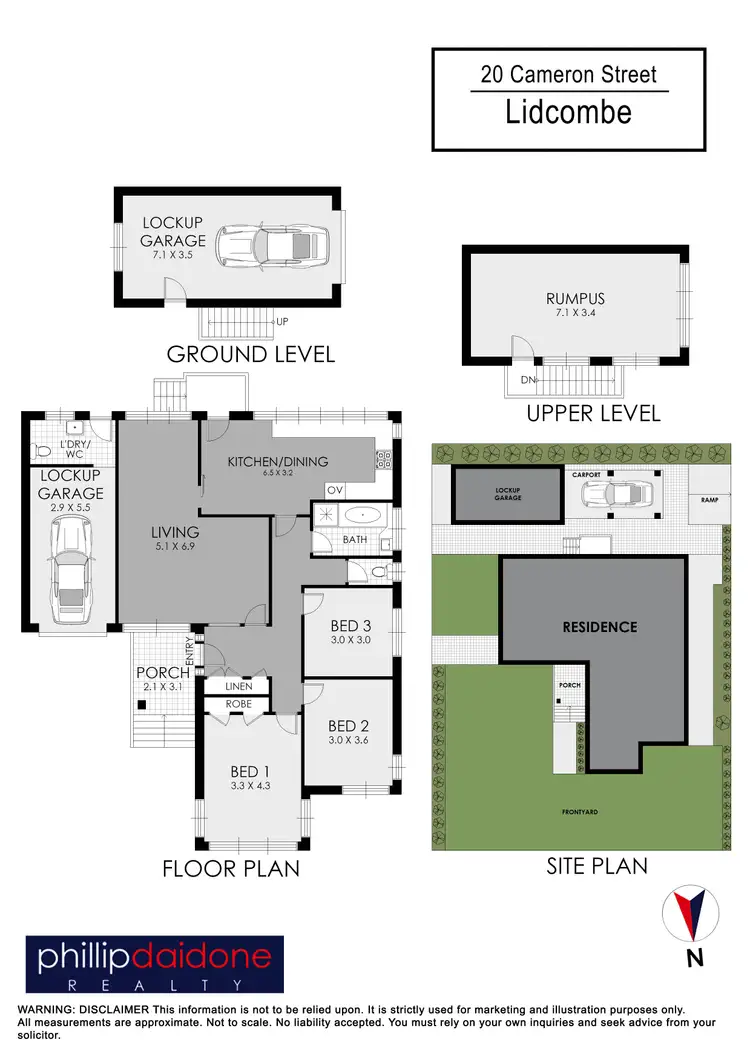 Floorplan of Homely house listing, 20 Cameron Street, Lidcombe NSW 2141