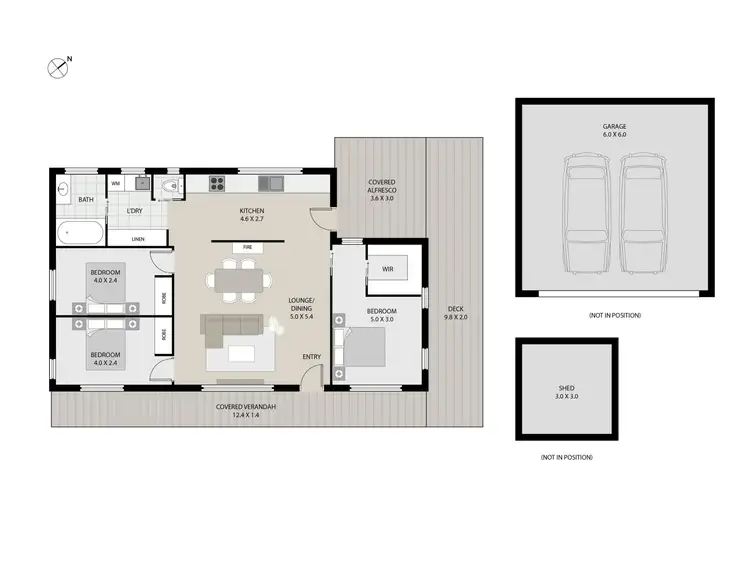 Floorplan of Homely house listing, 38 Atkinsons Road, Grindelwald TAS 7277