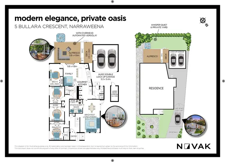 Floorplan of Homely house listing, 5 Bullara Crescent, Narraweena NSW 2099