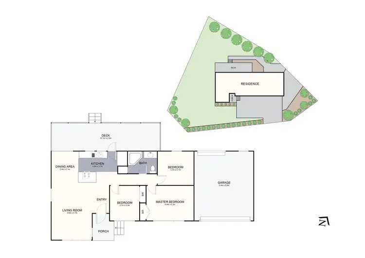 Floorplan of Homely house listing, 3-5 Hamilton Road, Bayswater North VIC 3153
