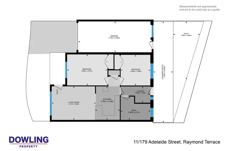 Floorplan of Homely unit listing, 11/179 Adelaide Street, Raymond Terrace NSW 2324