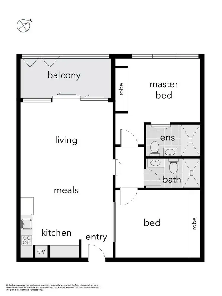 Floorplan of Homely apartment listing, 111/6 Provan Street, Campbell ACT 2612