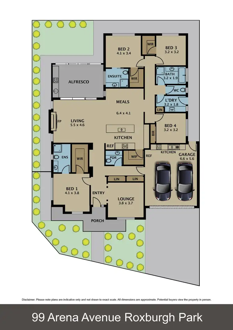 Floorplan of Homely house listing, 99 Arena Avenue, Roxburgh Park VIC 3064