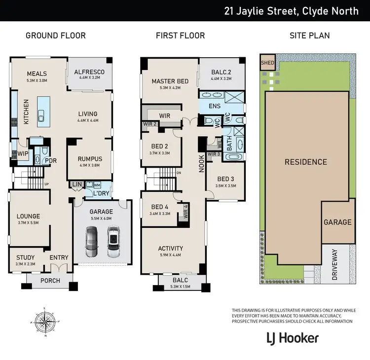 Floorplan of Homely house listing, 21 Jaylie Street, Clyde North VIC 3978