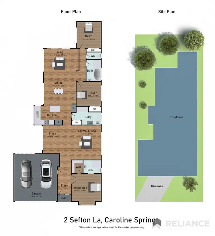 Floorplan of Homely house listing, 2 Sefton Lane, Caroline Springs VIC 3023