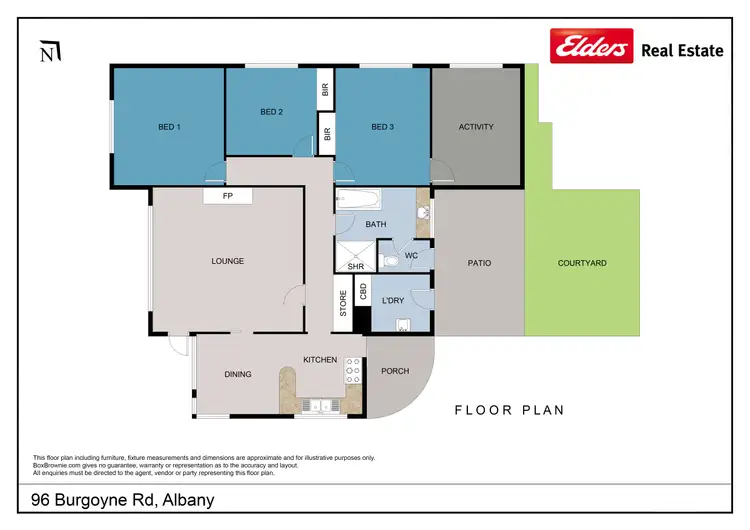 Floorplan of Homely house listing, 96 Burgoyne Road, Albany WA 6330