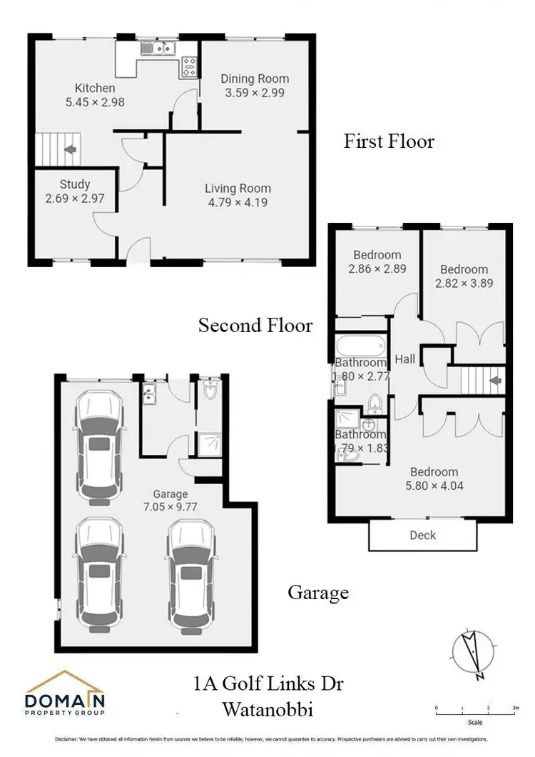 Floorplan of Homely house listing, 1A Golf Links Drive, Watanobbi NSW 2259