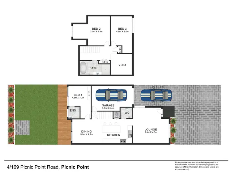 Floorplan of Homely townhouse listing, 4/169 Picnic Point Road, Picnic Point NSW 2213