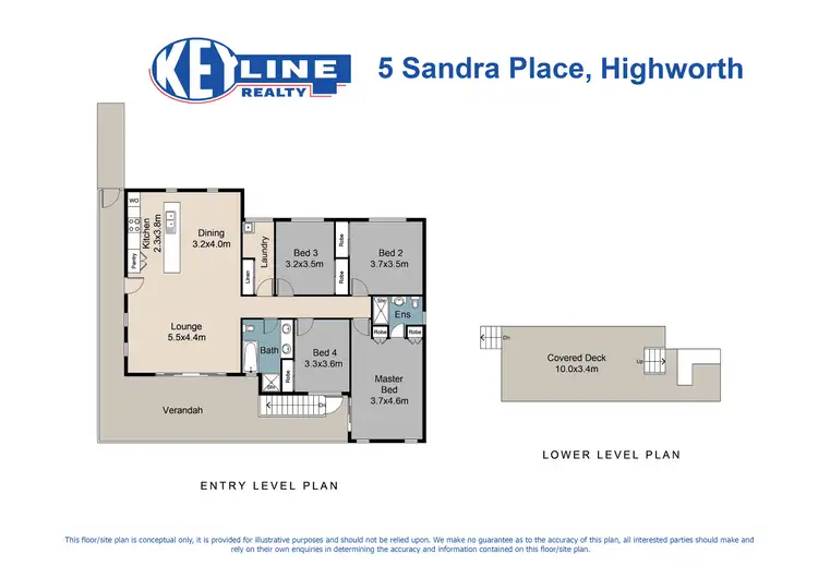 Floorplan of Homely house listing, 5 Sandra Place, Highworth QLD 4560