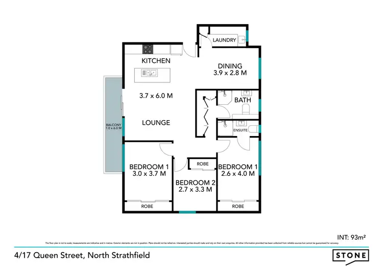 Floorplan of Homely apartment listing, 4/17 Queen Street, North Strathfield NSW 2137