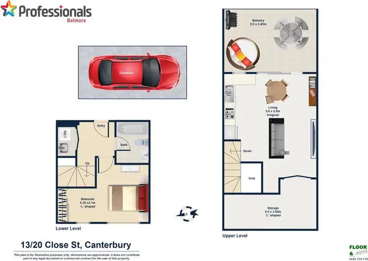 Floorplan of Homely apartment listing, 13/20 Close Street, Canterbury NSW 2193