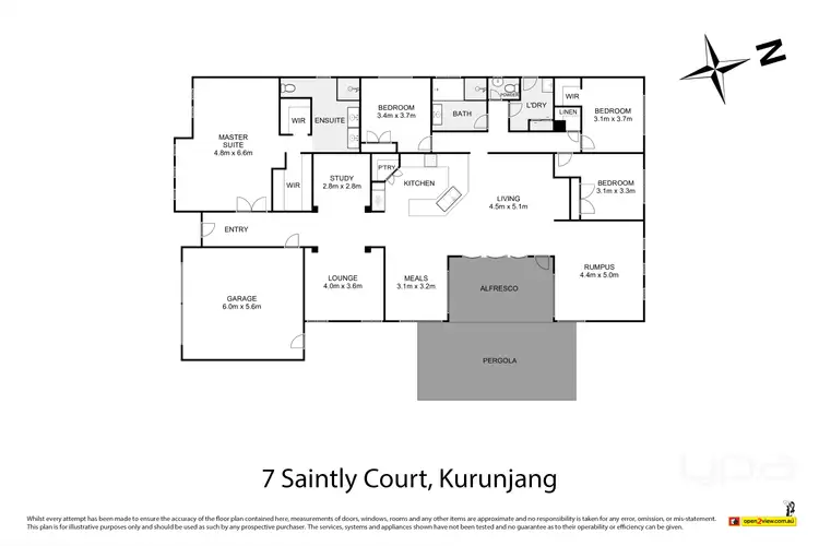 Floorplan of Homely house listing, 7 Saintly Court, Kurunjang VIC 3337
