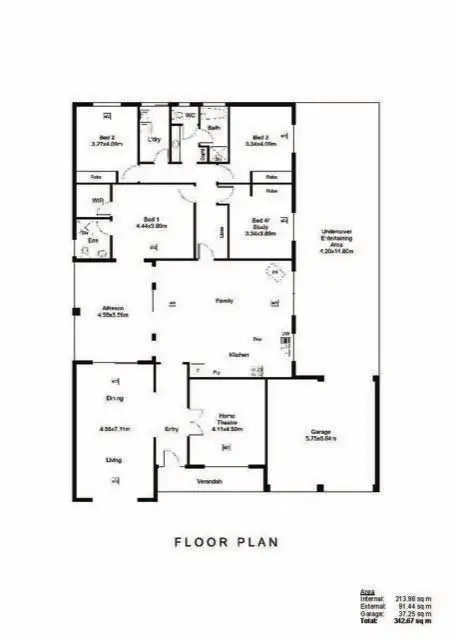 Floorplan of Homely house listing, 15 Seashore Avenue, Sellicks Beach SA 5174