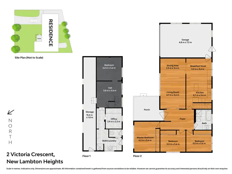 Floorplan of Homely house listing, 2 Victoria Crescent, New Lambton Heights NSW 2305