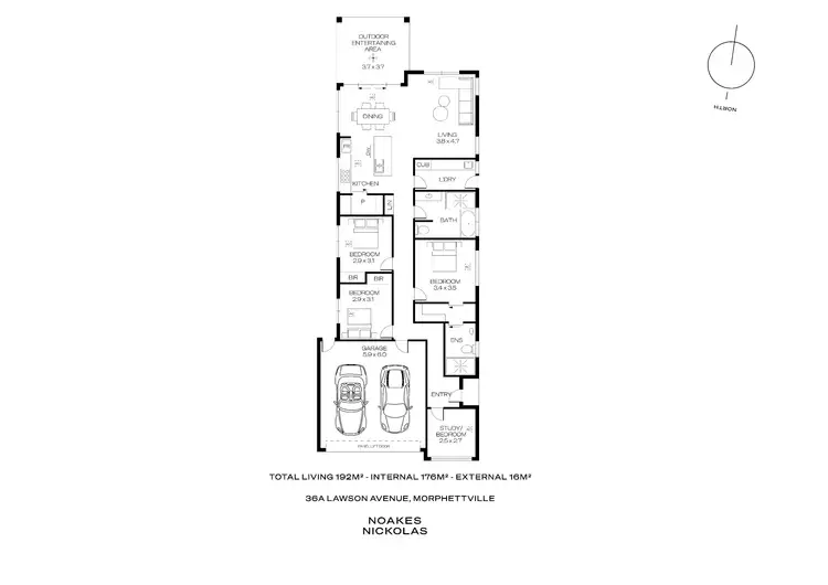 Floorplan of Homely house listing, 36A Lawson Avenue, Morphettville SA 5043