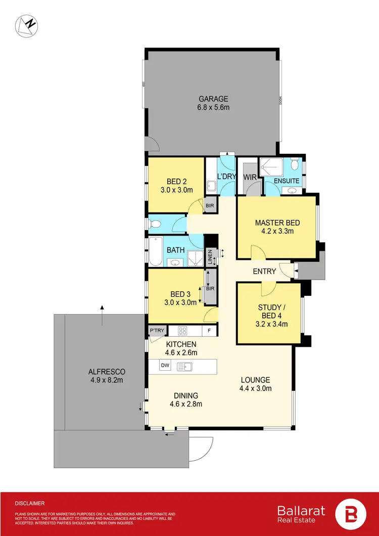 Floorplan of Homely house listing, 35 Willowbank Way, Brown Hill VIC 3350