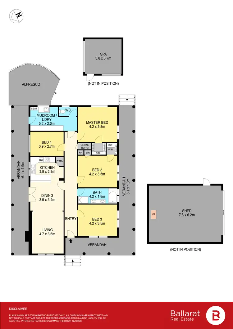 Floorplan of Homely house listing, 120 Hillview Road, Brown Hill VIC 3350