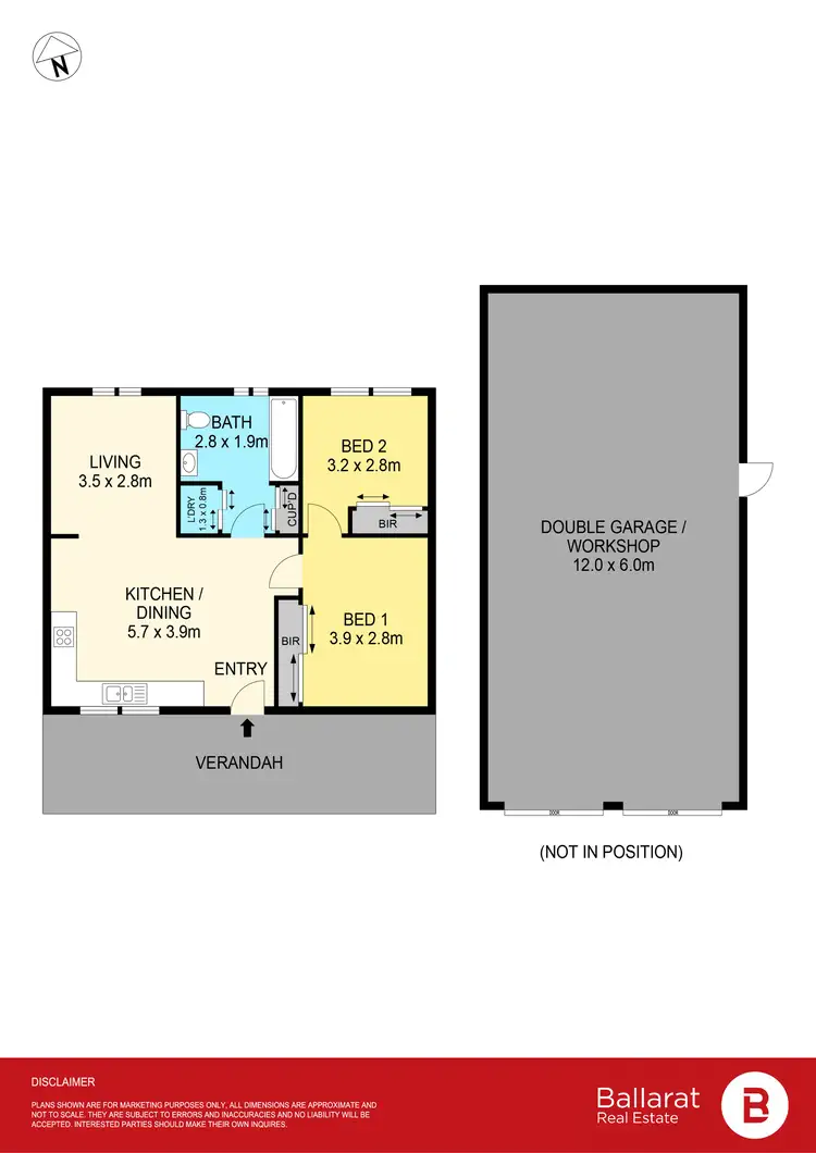 Floorplan of Homely house listing, 32 Urquhart Street, Gordon VIC 3345