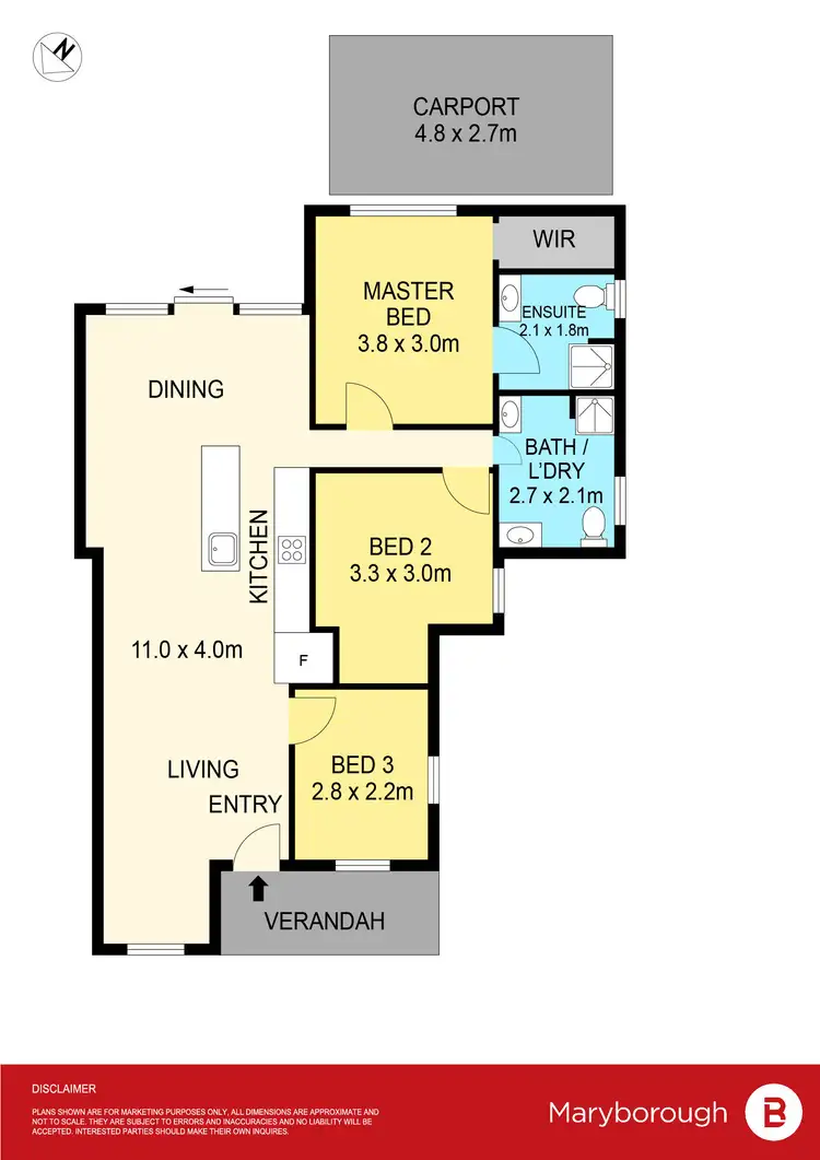 Floorplan of Homely house listing, 30 Burke Street, Maryborough VIC 3465