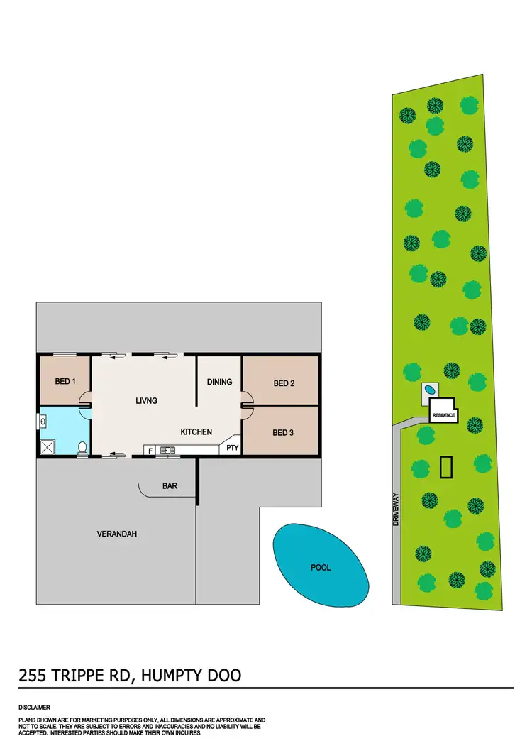 Floorplan of Homely house listing, 255 Trippe Road, Humpty Doo NT 836