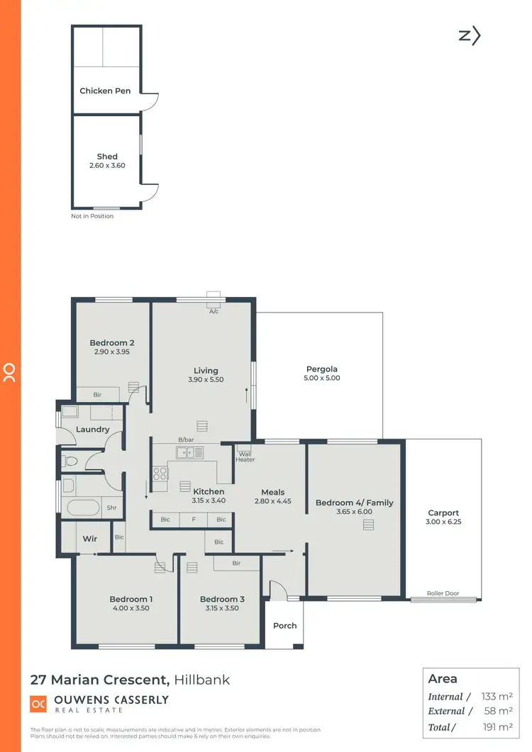 Floorplan of Homely house listing, 27 Marian Crescent, Hillbank SA 5112