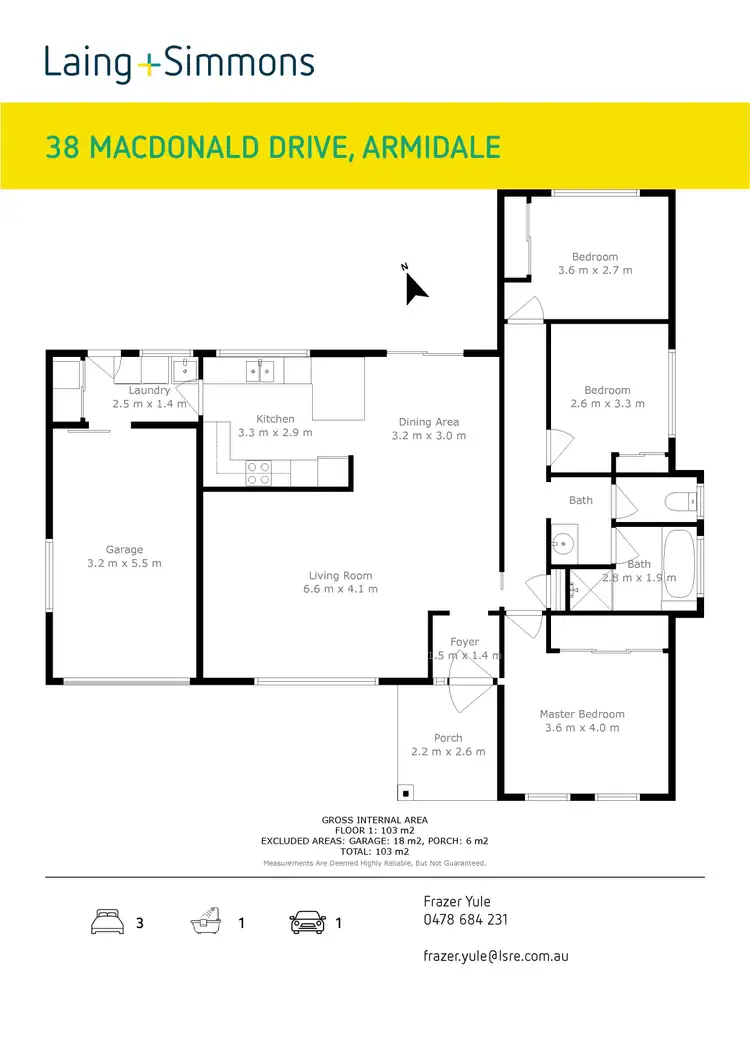 Floorplan of Homely house listing, 38 MacDonald Drive, Armidale NSW 2350