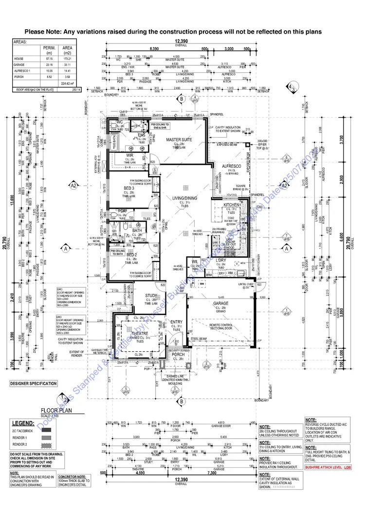 Floorplan of Homely house listing, 16 Ashville Grange, Henley Brook WA 6055