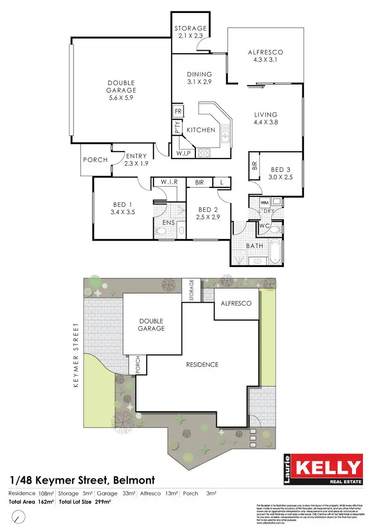 Floorplan of Homely house listing, 1/48 Keymer Street, Belmont WA 6104