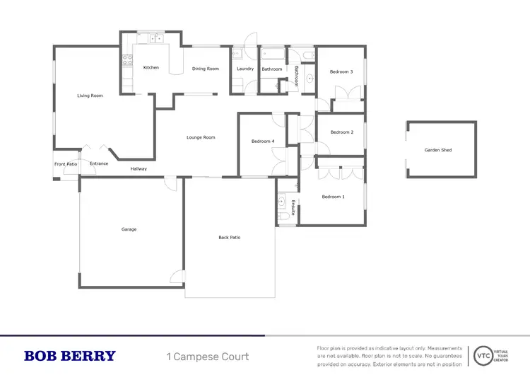 Floorplan of Homely house listing, 1 Campese Court, Dubbo NSW 2830