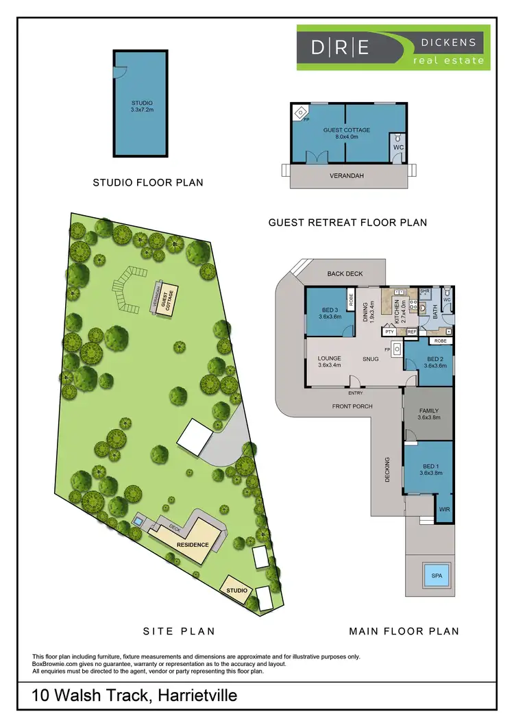 Floorplan of Homely house listing, 10 Walsh Track, Harrietville VIC 3741