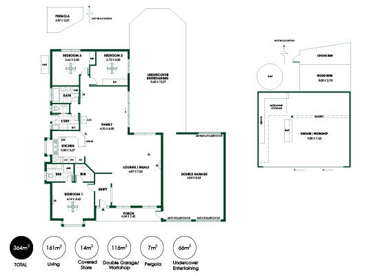 Floorplan of Homely house listing, 10 Gum Tree Drive, Littlehampton SA 5250
