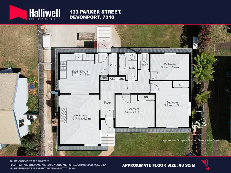 Floorplan of Homely house listing, 133 Parker Street, Devonport TAS 7310