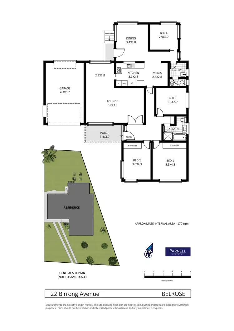 Floorplan of Homely house listing, 22 Birrong Avenue, Belrose NSW 2085