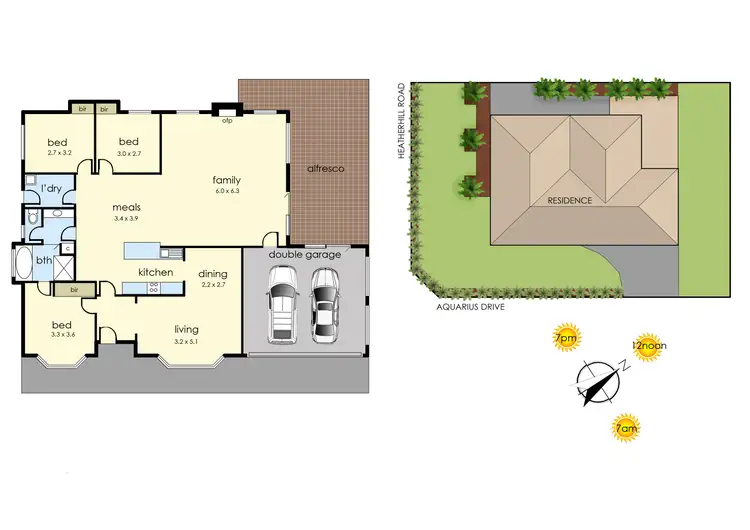 Floorplan of Homely house listing, 207 Heatherhill Road, Frankston VIC 3199