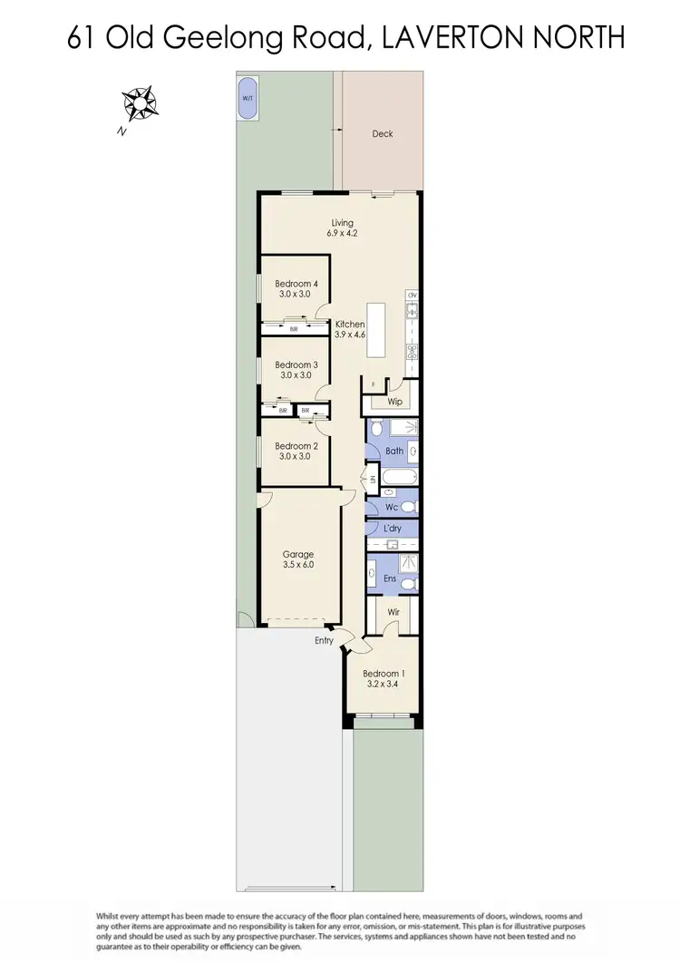Floorplan of Homely house listing, 61 Old Geelong Road, Laverton VIC 3028