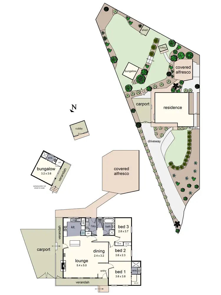 Floorplan of Homely house listing, 4 Morris Court, Wandin North VIC 3139