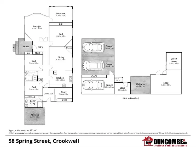 Floorplan of Homely house listing, 58 Spring Street, Crookwell NSW 2583