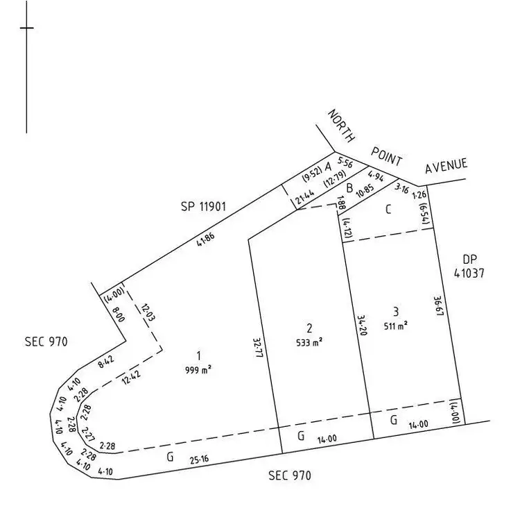 Floorplan of Homely land listing, LOT 3, 24A North Point Avenue, Port Lincoln SA 5606