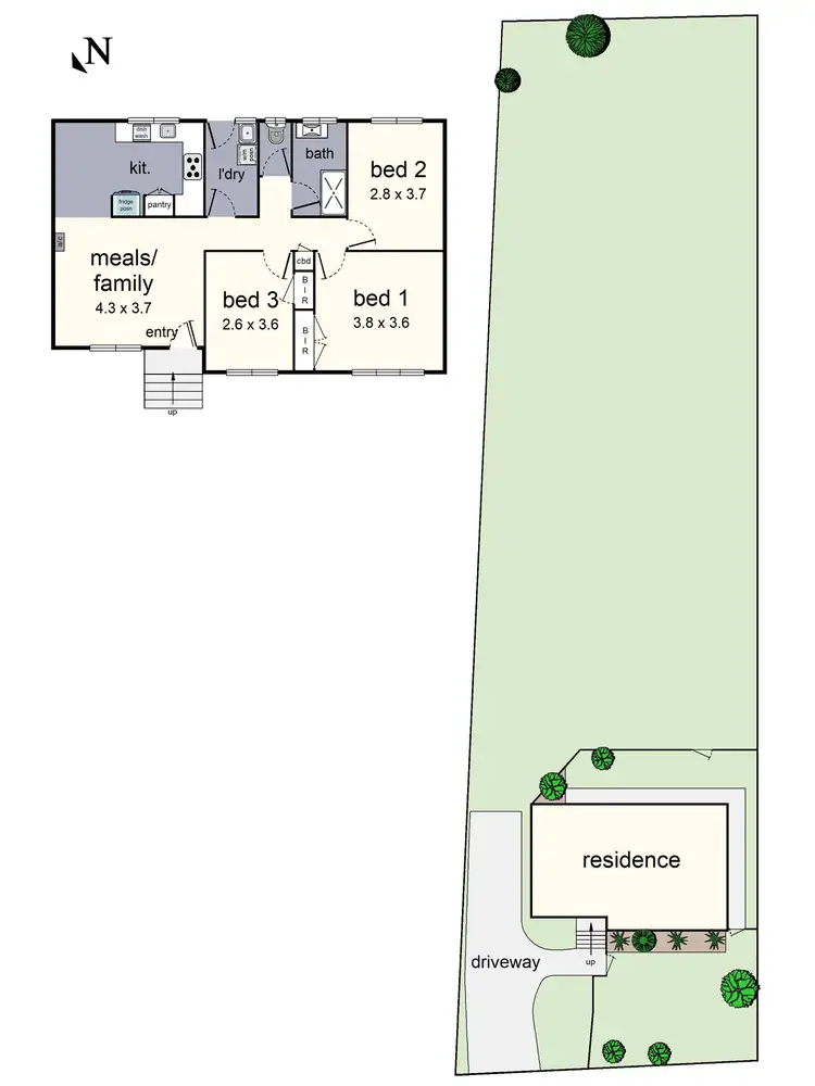 Floorplan of Homely house listing, 8 Alexandra Road, Lilydale VIC 3140