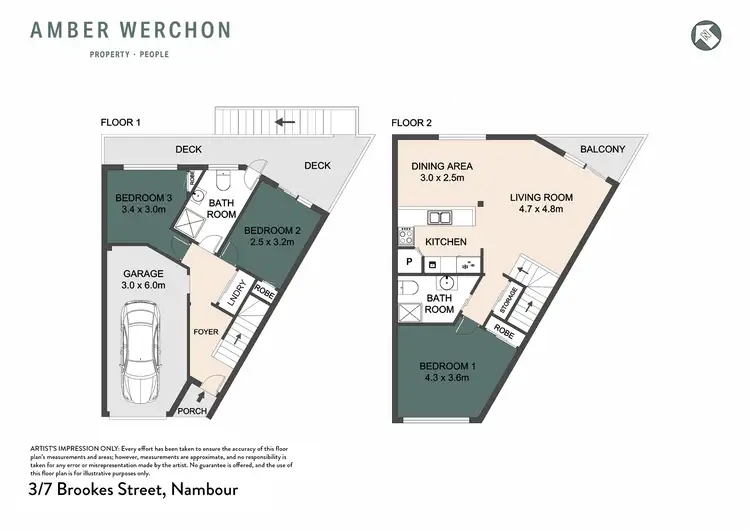 Floorplan of Homely unit listing, 3/7 Brookes Street, Nambour QLD 4560