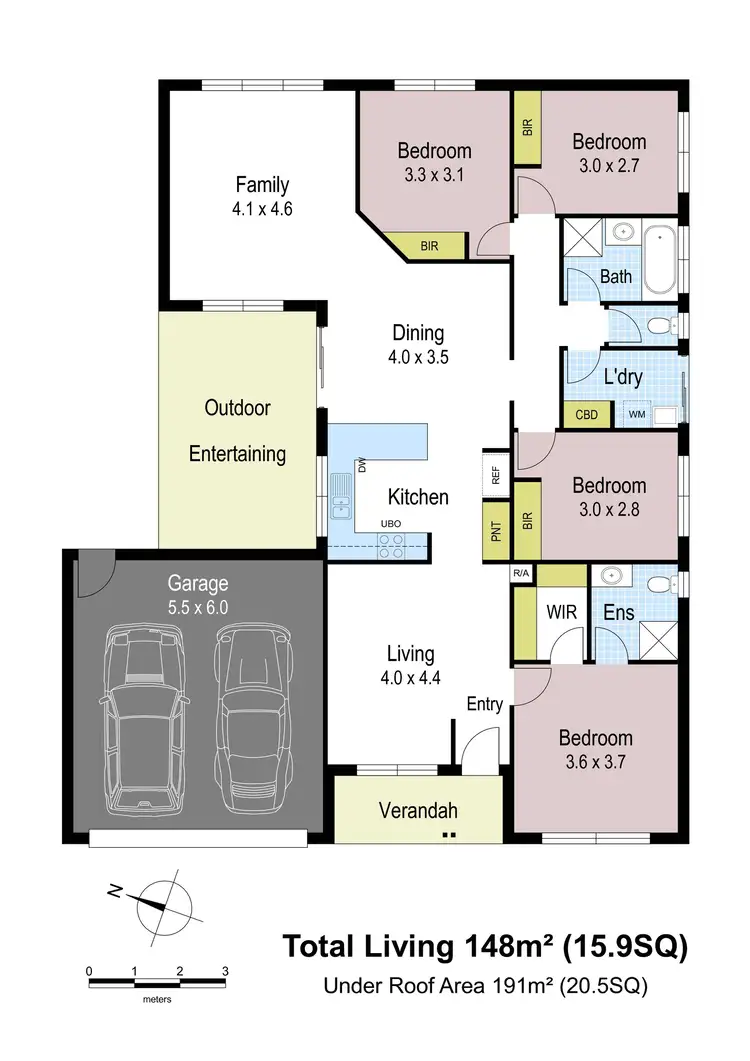 Floorplan of Homely house listing, 16 Rimfire Avenue, Drouin VIC 3818