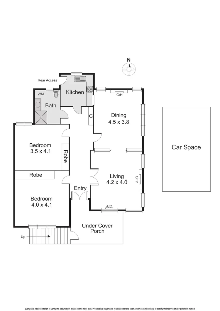 Floorplan of Homely apartment listing, 4/26 Shelley Street, Elwood VIC 3184
