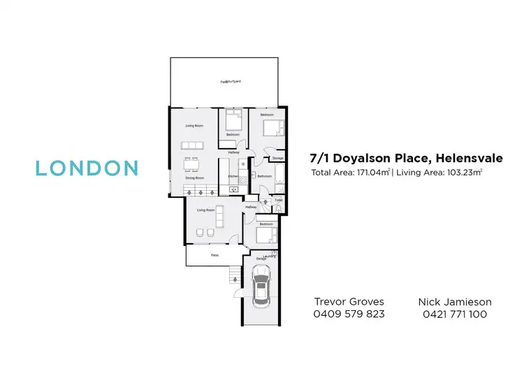 Floorplan of Homely unit listing, 7/1 Doyalson Place, Helensvale QLD 4212