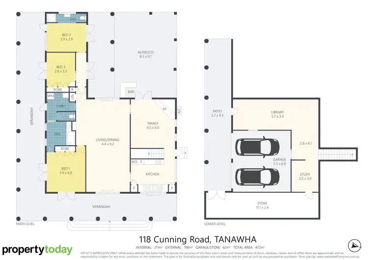 Floorplan of Homely house listing, 118 Cunning Road, Tanawha QLD 4556
