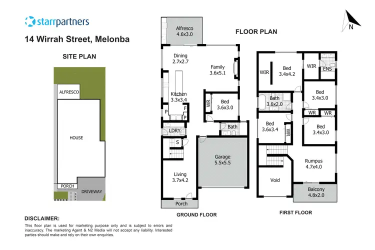 Floorplan of Homely house listing, 14 Wirrah Street, Melonba NSW 2765