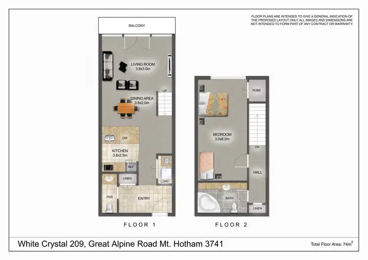 Floorplan of Homely apartment listing, 209 White Crystal, Mount Hotham VIC 3741