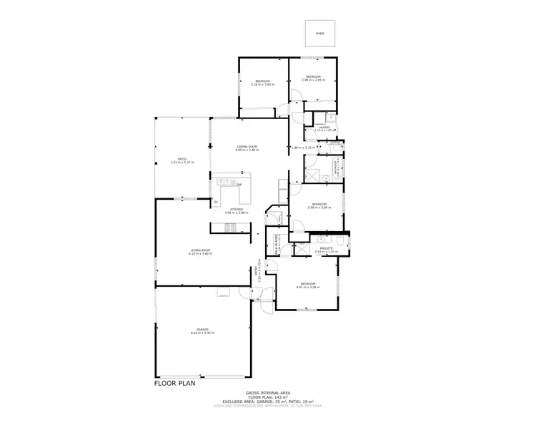 Floorplan of Homely house listing, 12 Opaline Close, Brinsmead QLD 4870